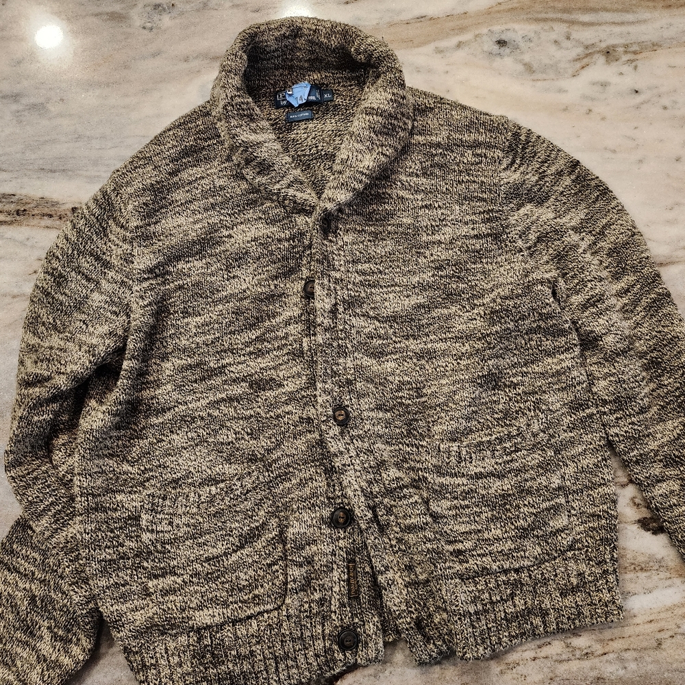 Ralph lauren XL Green cardigan